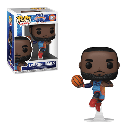 Funko POP! Space Jam - Lebron James Leaping Vinyl Figure #1182 - The Mage's Emporium Shumi Toys & Gifts Shopify Collective Shumi Toys & Gifts Used English POP! Vinyl Japanese Style Comic Book