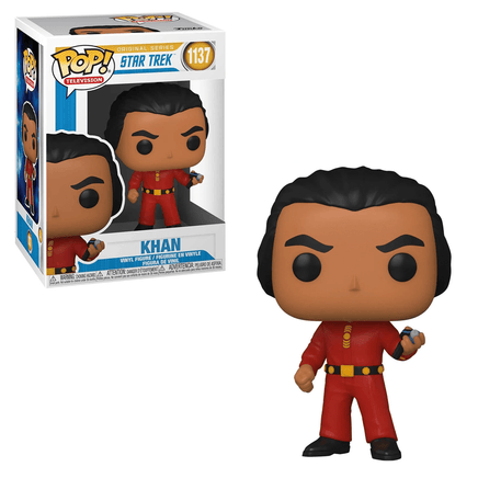 Funko POP! Star Trek: Original Series - Khan Vinyl Figure #1137 - The Mage's Emporium Shumi Toys & Gifts Shopify Collective Shumi Toys & Gifts Used English POP! Vinyl Japanese Style Comic Book