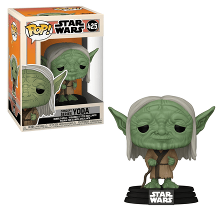Funko POP! Star Wars: Concept - Yoda Vinyl Figure #425 - The Mage's Emporium Shumi Toys & Gifts Shopify Collective Shumi Toys & Gifts Used English POP! Vinyl Japanese Style Comic Book
