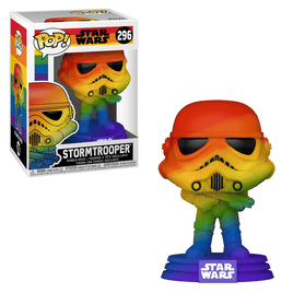 Funko POP! Star Wars: Pride - Stormtrooper (Rainbow) Vinyl Figure #296 - The Mage's Emporium Shumi Toys & Gifts Shopify Collective Shumi Toys & Gifts Used English POP! Vinyl Japanese Style Comic Book