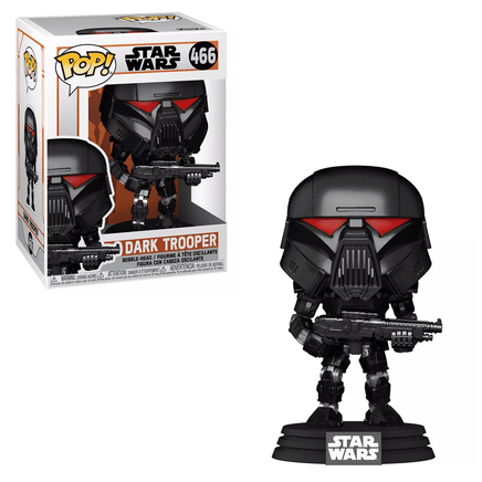Funko POP! Star Wars: The Mandalorian - Dark Trooper (Battle) Vinyl Figure #466 - The Mage's Emporium Shumi Toys & Gifts Shopify Collective Shumi Toys & Gifts Used English POP! Vinyl Japanese Style Comic Book