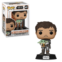 Funko POP! Star Wars: The Mandalorian - The Mandalorian with Grogu Vinyl Figure #461 - The Mage's Emporium Shumi Toys & Gifts Shopify Collective Shumi Toys & Gifts Used English POP! Vinyl Japanese Style Comic Book