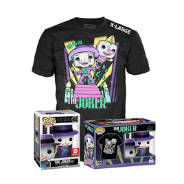Funko POP! & Tee: Batman 1989 - The Joker with Megaphone (Metallic) Alliance Entertainment Exclusive - Size Extra Large - The Mage's Emporium Shumi Toys & Gifts Shopify Collective Shumi Toys & Gifts Used English Exclusives Japanese Style Comic Book