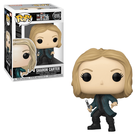 Funko POP! The Falcon and Winter Soldier - Sharon Carter Vinyl Figure #816 - The Mage's Emporium Shumi Toys & Gifts Shopify Collective Shumi Toys & Gifts Used English POP! Vinyl Japanese Style Comic Book