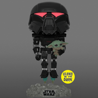 Funko POP! The Mandalorian - Dark Trooper with Grogu (Glow in the Dark) Vinyl Figure Entertainment Earth Exclusive - The Mage's Emporium Shumi Toys & Gifts Shopify Collective Shumi Toys & Gifts Used English Exclusives Japanese Style Comic Book