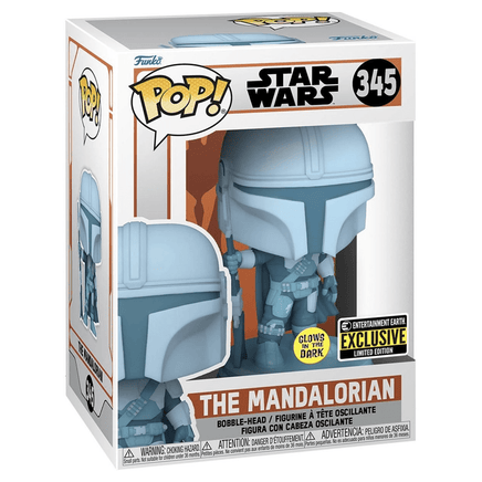 Funko POP! The Mandalorian - The Mandalorian Hologram (Glow in the Dark) Vinyl Figure #345 Entertainment Earth Exclusive - The Mage's Emporium Shumi Toys & Gifts Shopify Collective Shumi Toys & Gifts Used English Exclusives Japanese Style Comic Book