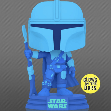 Funko POP! The Mandalorian - The Mandalorian Hologram (Glow in the Dark) Vinyl Figure #345 Entertainment Earth Exclusive - The Mage's Emporium Shumi Toys & Gifts Shopify Collective Shumi Toys & Gifts Used English Exclusives Japanese Style Comic Book