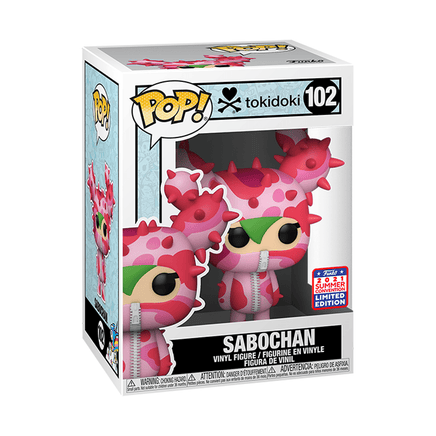 Funko POP! Tokidoki - Sabochan Vinyl Figure #102 2021 Summer Convention Exclusive - The Mage's Emporium Shumi Toys & Gifts Shopify Collective Shumi Toys & Gifts Used English Exclusives Japanese Style Comic Book