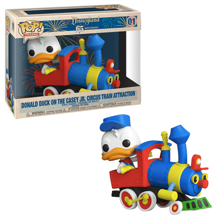 Funko POP! Train: Disney 65th - Casey Junior - Donald Duck with Engine Vinyl Figure - The Mage's Emporium Shumi Toys & Gifts Shopify Collective Shumi Toys & Gifts Used English POP! Vinyl Japanese Style Comic Book