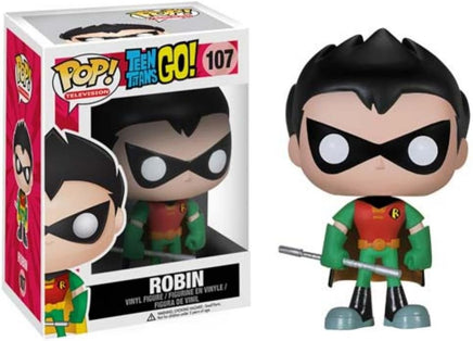Funko POP TV: Teen Titans Go! - Robin #107 - The Mage's Emporium Ralphie's Funhouse Ralphie's Funhouse Shopify Collective Used English Japanese Style Comic Book