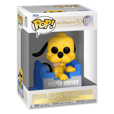 Funko POP! Walt Disney World 50th - Pluto on the People Mover Vinyl Figure #1164 - The Mage's Emporium Shumi Toys & Gifts Shopify Collective Shumi Toys & Gifts Used English POP! Vinyl Japanese Style Comic Book