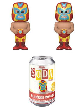 Funko Vinyl SODA: Luchadores - Iron Man Vinyl Figure - The Mage's Emporium Shumi Toys & Gifts Shopify Collective Shumi Toys & Gifts Used English Vinyl SODA Japanese Style Comic Book