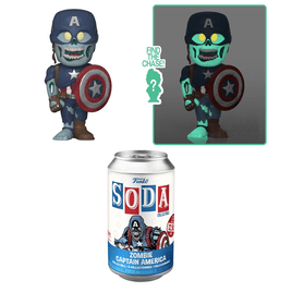 Funko Vinyl SODA: Marvel: What If - Zombie Captain America Vinyl Figure - The Mage's Emporium Shumi Toys & Gifts Shopify Collective Shumi Toys & Gifts Used English Vinyl SODA Japanese Style Comic Book