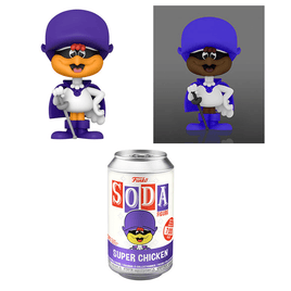 Funko Vinyl SODA: Super Chicken - Super Chicken Vinyl Figure - The Mage's Emporium Shumi Toys & Gifts Shopify Collective Shumi Toys & Gifts Used English Vinyl SODA Japanese Style Comic Book