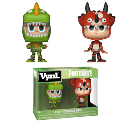 Funko VYNL: Fortnite - Rex and Tricera Ops Vinyl Figures - The Mage's Emporium Shumi Toys & Gifts Shopify Collective Shumi Toys & Gifts Used English VYNL. Japanese Style Comic Book