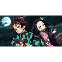FuRyu: Demon Slayer: Kimetsu no Yaiba - Bath Towel 2 - Tanjiro & Nezuko - The Mage's Emporium Shumi Toys & Gifts Shopify Collective Shumi Toys & Gifts Used English Bath Towel Japanese Style Comic Book