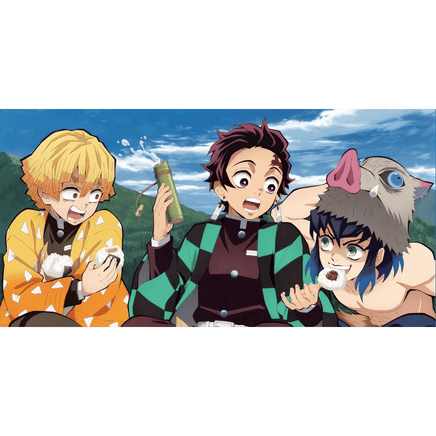 FuRyu: Demon Slayer: Kimetsu no Yaiba - Bath Towel 2 - Tanjiro & Zenitsu & Inosuke - The Mage's Emporium Shumi Toys & Gifts Shopify Collective Shumi Toys & Gifts Used English Bath Towel Japanese Style Comic Book