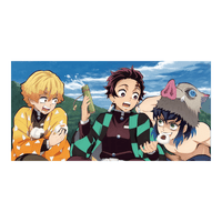 FuRyu: Demon Slayer: Kimetsu no Yaiba - Bath Towel 2 - Tanjiro & Zenitsu & Inosuke - The Mage's Emporium Shumi Toys & Gifts Shopify Collective Shumi Toys & Gifts Used English Bath Towel Japanese Style Comic Book