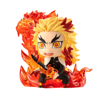 FuRyu: Demon Slayer: Kimetsu no Yaiba - Kyojuro Rengoku Hold Figure - The Mage's Emporium Shumi Toys & Gifts Shopify Collective Shumi Toys & Gifts Used English Prize Japanese Style Comic Book