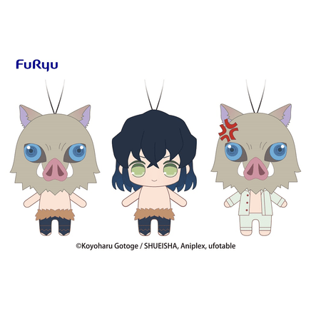 FuRyu: Demon Slayer: Kimetsu no Yaiba - Toy Plush Set Vol. 4 - Inosuke Hasibira - The Mage's Emporium Shumi Toys & Gifts Shopify Collective Shumi Toys & Gifts Used English Plush Japanese Style Comic Book