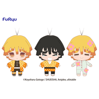 FuRyu: Demon Slayer: Kimetsu no Yaiba - Toy Plush Set Vol. 5 - Zenitsu Agatsuma - The Mage's Emporium Shumi Toys & Gifts Shopify Collective Shumi Toys & Gifts Used English Plush Japanese Style Comic Book