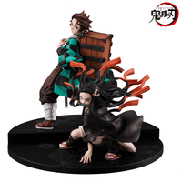 GEM Series: Demon Slayer: Kimetsu no Yaiba - Kamado Siblings (Tanjiro and Nezuko) Figure - The Mage's Emporium Shumi Toys & Gifts Shopify Collective Shumi Toys & Gifts Used English GEM Series Japanese Style Comic Book