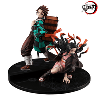 GEM Series: Demon Slayer: Kimetsu no Yaiba - Kamado Siblings (Tanjiro and Nezuko) Figure - The Mage's Emporium Shumi Toys & Gifts Shopify Collective Shumi Toys & Gifts Used English GEM Series Japanese Style Comic Book