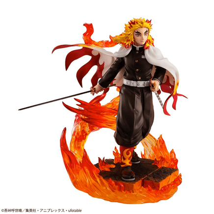 GEM Series: Demon Slayer: Kimetsu no Yaiba - Kyojuro Rengoku Figure - The Mage's Emporium Shumi Toys & Gifts Shopify Collective Shumi Toys & Gifts Used English GEM Series Japanese Style Comic Book