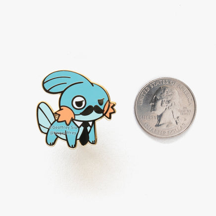 Gentlemon 3 Hard Enamel Pins - The Mage's Emporium Geoffrey Siu Art LLC Geoffrey Siu Art LLC Shopify Collective Used English Enamel Pin Japanese Style Comic Book