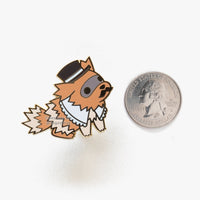 Gentlemon 3 Hard Enamel Pins - The Mage's Emporium Geoffrey Siu Art LLC Geoffrey Siu Art LLC Shopify Collective Used English Enamel Pin Japanese Style Comic Book