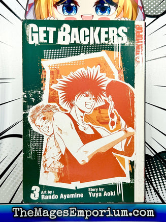 Get Backers Vol 3 - The Mage's Emporium Tokyopop 2000's 2307 action Used English Manga Japanese Style Comic Book