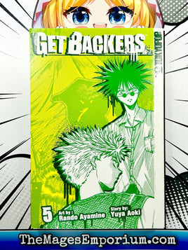 Get Backers Vol 5 - The Mage's Emporium Tokyopop 2404 alltags description Used English Manga Japanese Style Comic Book