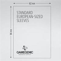 Gamegenic Prime Sleeves: Standard European (62 x 94 mm)
