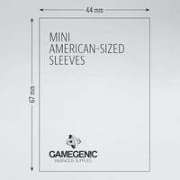 Gamegenic Prime Sleeves: Mini-American (44 x 67 mm)