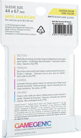 Gamegenic MATTE Sleeves: Mini American (44 x 67 mm, 50 pack)