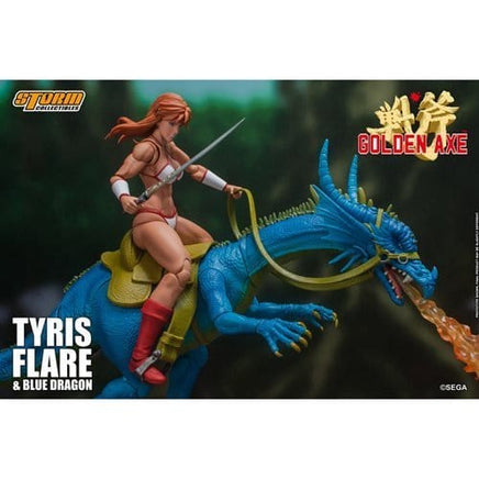 Golden Axe Tyris Flare & Blue Dragon 1:12 Scale Action Figure - The Mage's Emporium ToyShnip Shopify Collective ToyShnip Used English Action & Toy Figures Japanese Style Comic Book