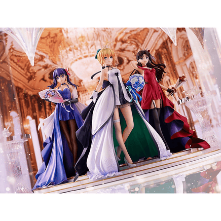 Good Smile Company: Fate/Stay Night 15th Celebration Project - Saber, Rin Tohsaka, and Sakura Matou (Dress Ver.) Premium Box Set - The Mage's Emporium Shumi Toys & Gifts Shopify Collective Shumi Toys & Gifts Used English 1/7 Scale Figure Japanese Style Comic Book