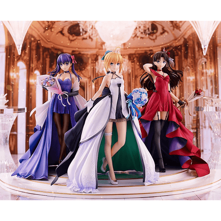Good Smile Company: Fate/Stay Night 15th Celebration Project - Saber, Rin Tohsaka, and Sakura Matou (Dress Ver.) Premium Box Set - The Mage's Emporium Shumi Toys & Gifts Shopify Collective Shumi Toys & Gifts Used English 1/7 Scale Figure Japanese Style Comic Book
