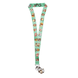 Good Smile Company: Foodie Puglie Lanyard with Pugkin Latte Charm - The Mage's Emporium Shumi Toys & Gifts Shopify Collective Shumi Toys & Gifts Used English Lanyard Japanese Style Comic Book