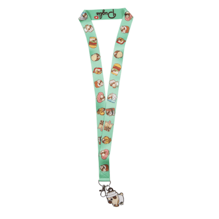 Good Smile Company: Foodie Puglie Lanyard with Pugkin Latte Charm - The Mage's Emporium Shumi Toys & Gifts Shopify Collective Shumi Toys & Gifts Used English Lanyard Japanese Style Comic Book