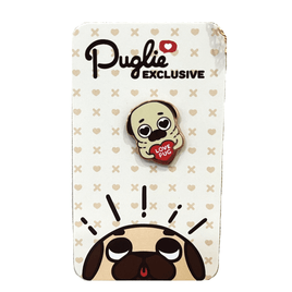 Good Smile Company: Love Puglie Pug Enamel Pin - The Mage's Emporium Shumi Toys & Gifts Shopify Collective Shumi Toys & Gifts Used English Pin Japanese Style Comic Book