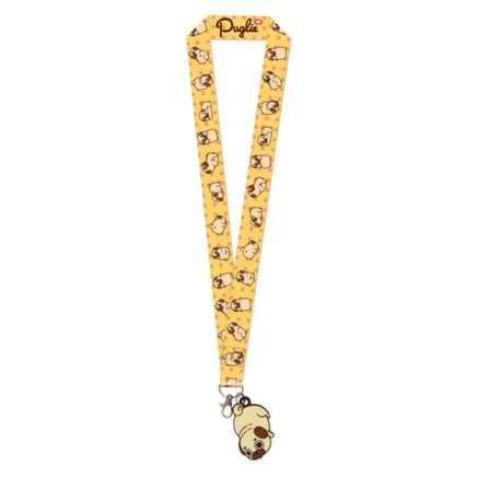 Good Smile Company: Puglie Hanging Out Lanyard with Floaty Puglie Charm 2020 - The Mage's Emporium Shumi Toys & Gifts Shopify Collective Shumi Toys & Gifts Used English Lanyard Japanese Style Comic Book