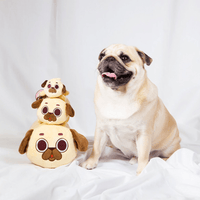 Good Smile Company: Puglie Pug Plush Medium With Hang Clip - The Mage's Emporium Shumi Toys & Gifts Shopify Collective Shumi Toys & Gifts Used English Plush Japanese Style Comic Book