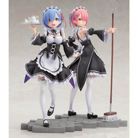 Good Smile Company: Re:Zero Starting Life in Another World - Ram (Maid Outfit) 1/7 Scale Figure - The Mage's Emporium Shumi Toys & Gifts Shopify Collective Shumi Toys & Gifts Used English 1/7 Scale Figure Japanese Style Comic Book