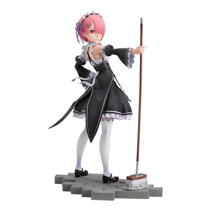 Good Smile Company: Re:Zero Starting Life in Another World - Ram (Maid Outfit) 1/7 Scale Figure - The Mage's Emporium Shumi Toys & Gifts Shopify Collective Shumi Toys & Gifts Used English 1/7 Scale Figure Japanese Style Comic Book