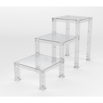 Good Smile Company: The Simple Stand: Build - On Type (Translucent) x3 - The Mage's Emporium Shumi Toys & Gifts Shopify Collective Shumi Toys & Gifts Used English Stands Japanese Style Comic Book