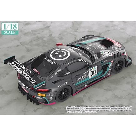 Good Smile Racing: Vocaloid - Racing Hatsune Miku AMG (2017 SPA24H Finals Ver.) 1/18 Scale Resin Miniature Car Figure - The Mage's Emporium Shumi Toys & Gifts Shopify Collective Shumi Toys & Gifts Used English Miniature Car Japanese Style Comic Book