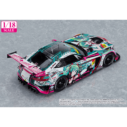 Good Smile Racing: Vocaloid - Racing Hatsune Miku AMG (2020 Super GT Okayama Test Ver.) 1/18 Scale Resin Miniature Car Figure - The Mage's Emporium Shumi Toys & Gifts Shopify Collective Shumi Toys & Gifts Used English Miniature Car Japanese Style Comic Book