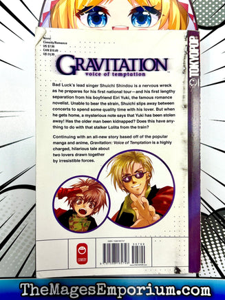 Gravitation Voice of Temptation Light Novel - The Mage's Emporium Tokyopop outofstock Used English Light Novel Japanese Style Comic Book