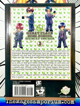 Great Place High School - Student Council Vol 3 Yaoi - The Mage's Emporium Sublime outofstock Used English Manga Japanese Style Comic Book